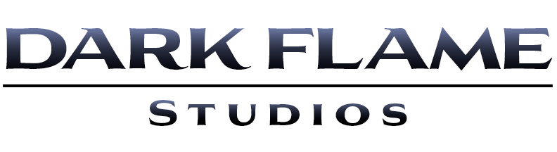 Dark Flame Studios text logo